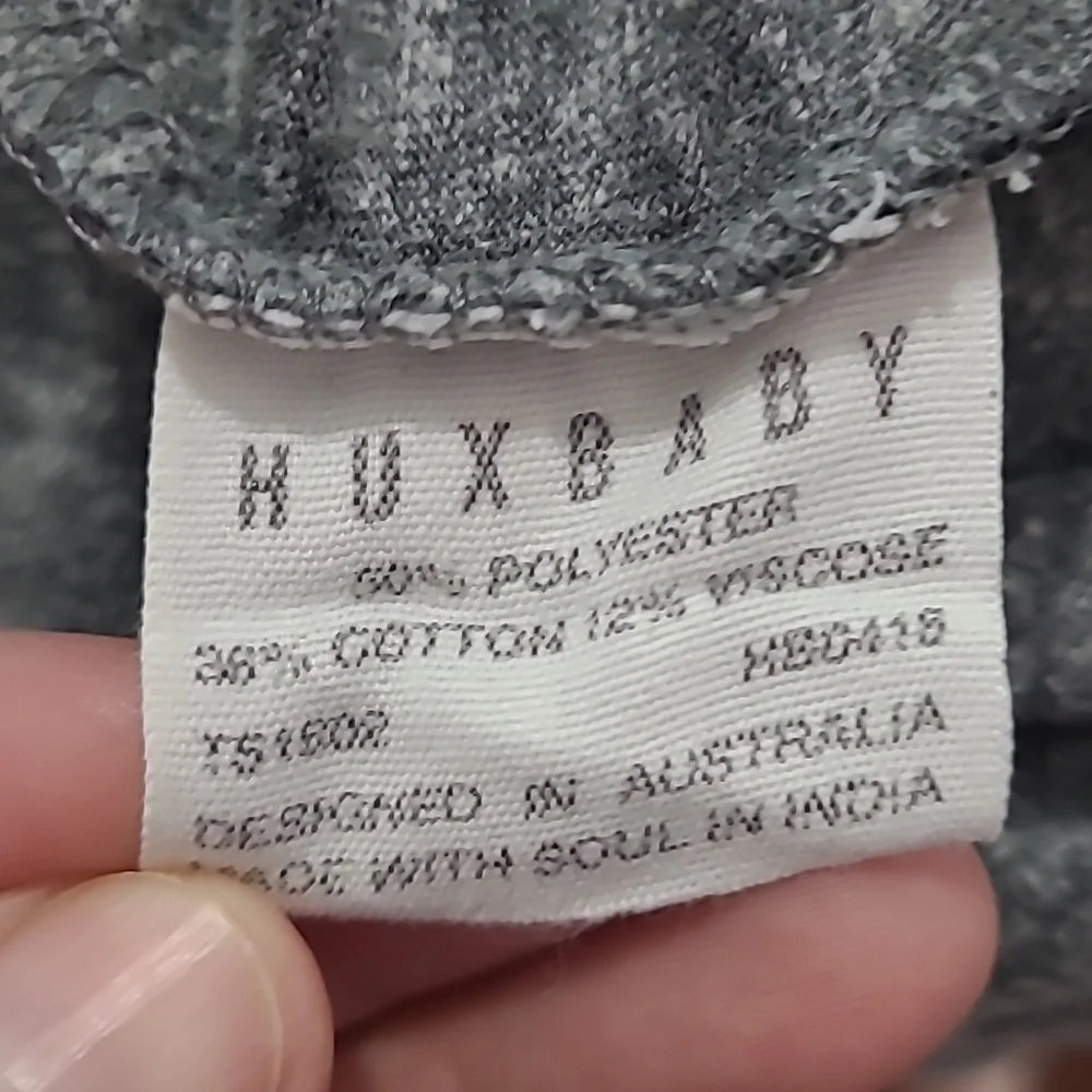 Huxbaby Gray and Gold Kids Dress Size 4